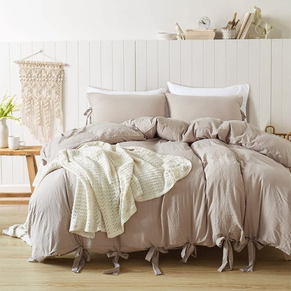 King size super soft Taupe Duvet